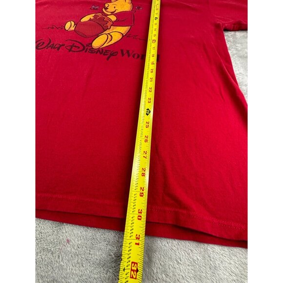 Vintage Winnie Pooh Bear T-Shirt Walt Disney World Red XXL Made in USA 2000's - Picture 6 of 8